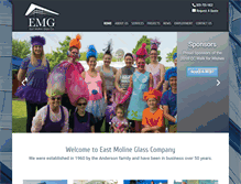 Tablet Screenshot of eastmolineglass.com